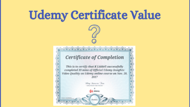 udemy certificate