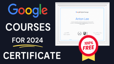 google free courses with certificate