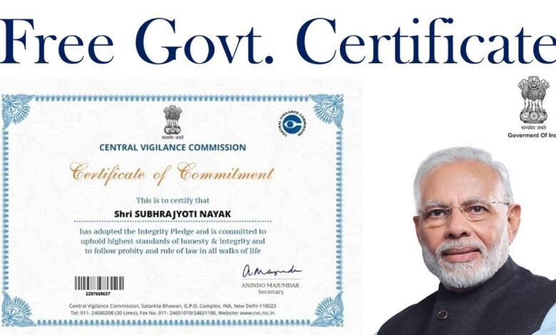 Government Free Online Courses With Certificates