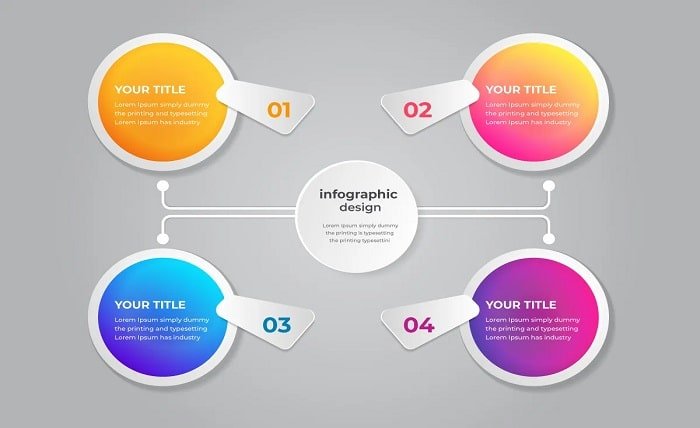 template infografis