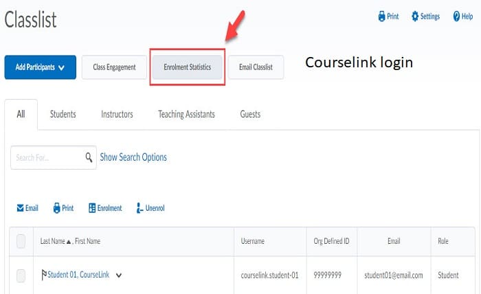 courselink login