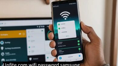 unfite com wifi password samsung