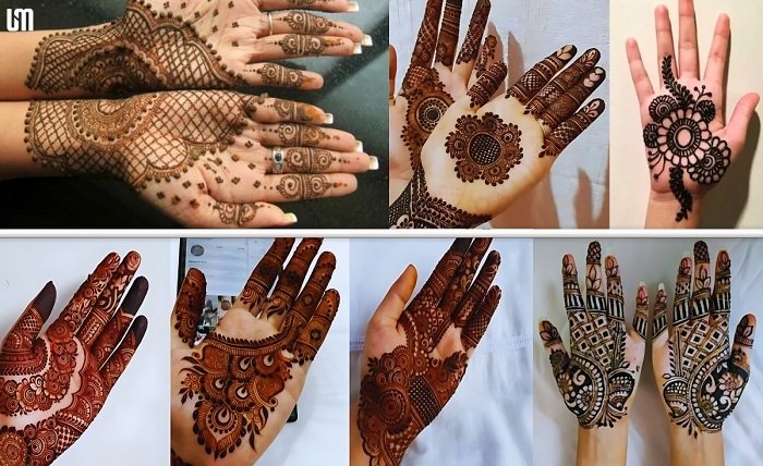 front hand stylish front hand simple mehndi design